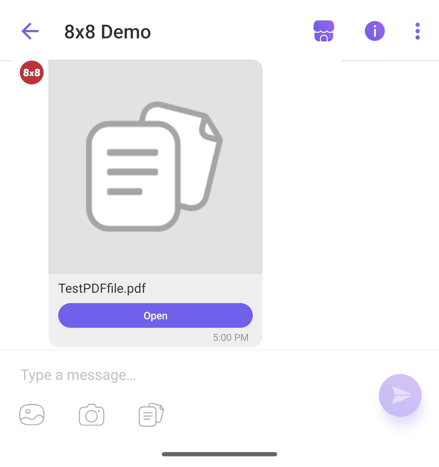 Viber File Message Example